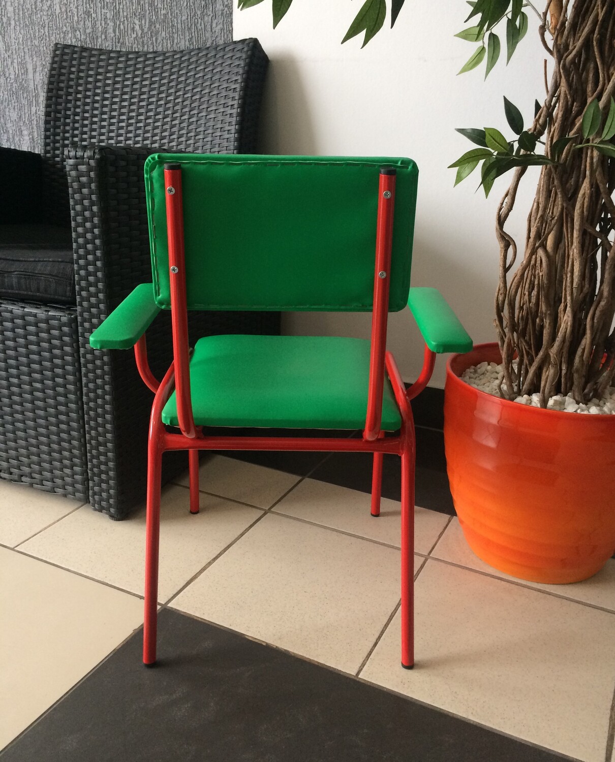 Складной растущий детский стул FORLIKE с подлокотниками, цвет натуральный, прозрачный матовый лак