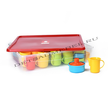 Набор детской посуды (126 предметов)