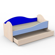 кровать Волна с выдвижным ящиком
